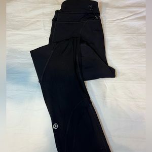 Lululemon Womens Size 2 Back Zip Pocket Run Inspire Legging